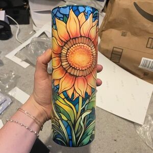 Colorful Sunflower Tumbler
